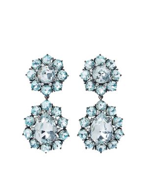 Roxanne Assoulin The Ice Breaker crystal earrings - Blue