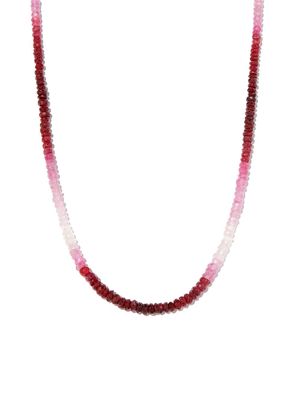 Roxanne First 14kt yellow gold Rocky ruby necklace