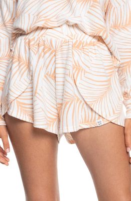 Roxy Current Mood Shorts in Toast Palm Tree Dreams