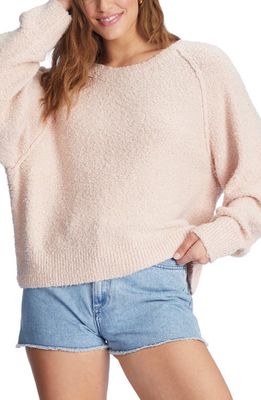 Roxy Early Morning Relaxed Fit Sweater in Peach Whip