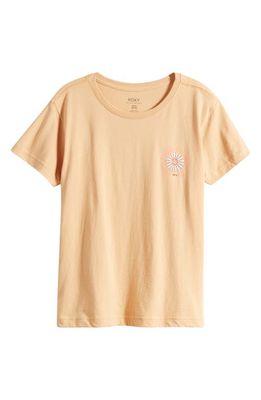 Roxy Feel Free to Just Be Graphic T-Shirt in Porcini