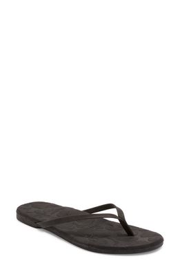 Roxy Gabbie Flip Flop in Black