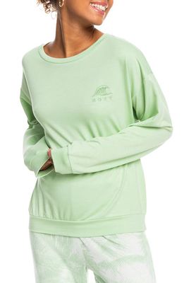 Roxy Surfing By Moonlight Pullover in Sprucetone
