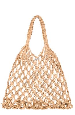 Roxy Sweet Nature Woven Beach Tote in Natural