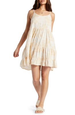 Roxy Teen Dream Floral Tiered Shift Dress in Tap Czy Hibiscus
