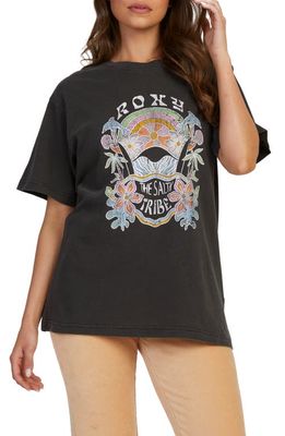 Roxy To the Sun Graphic T-Shirt in Anthracite