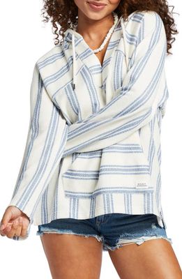 Roxy Women's Wild & Free Stripe Hoodie in Bayside Stripe