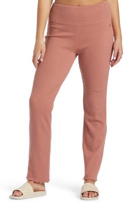 Roxy Zuma Cotton Blend Rib Pants in Cedar Wood