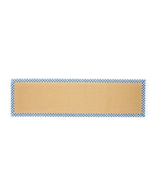 Royal Check Sisal Rug, 3' x 9' Runner