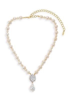 Royal Heirloom 18K Gold-Plated & Cubic Zirconia Pendant Necklace