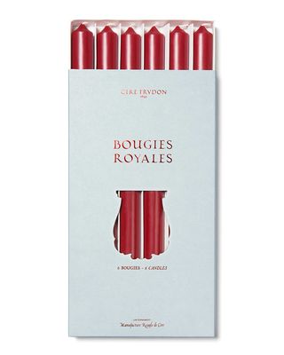 Royal Taper Candles - Burgundy