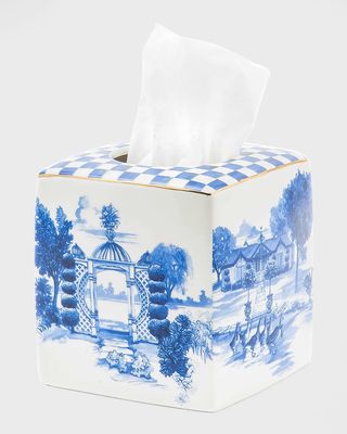 Royal Toile Tissue Box Holder