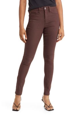 ROYALTY FOR ME High Waist Ankle Skinny Jeans in Cocoa