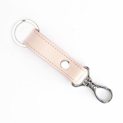 ROYCE New York Contemporary Valet Key Chain in Blush Pink