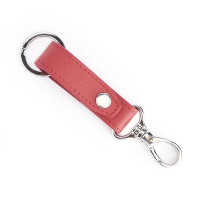 ROYCE New York Contemporary Valet Key Chain in Red