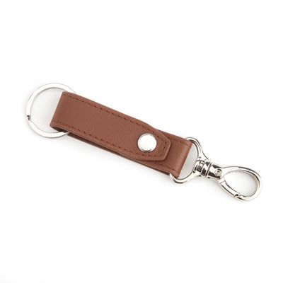 ROYCE New York Contemporary Valet Key Chain in Tan