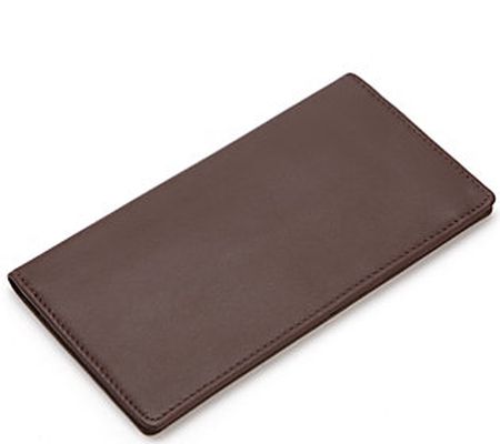Royce New York Leather Checkbook and Secretary