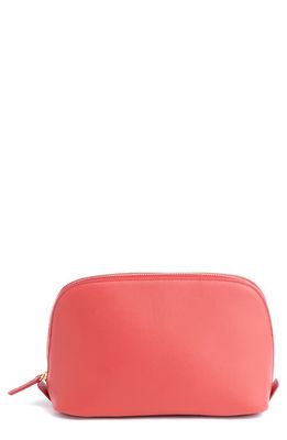 ROYCE New York Personalized Cosmetic Bag in Red - Deboss