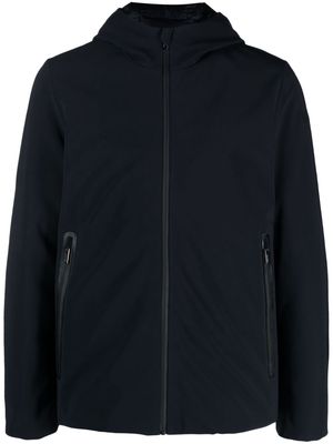 RRD logo-embossed hooded down jacket - Blue