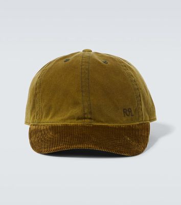 RRL Cotton and corduroy baseball cap