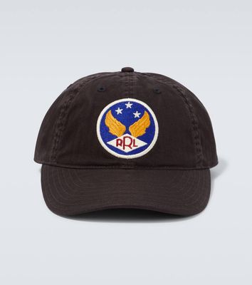 RRL Patch cotton twill baseball cap