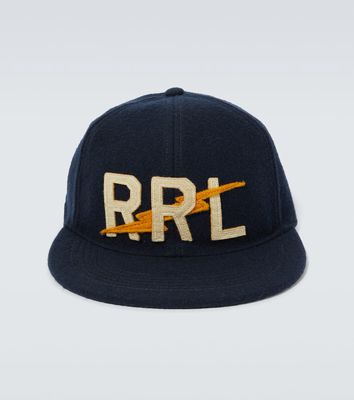 RRL Patched cotton-blend baseball cap