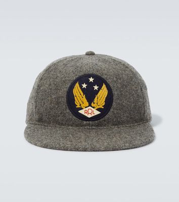 RRL Patched wool-blend baseball cap