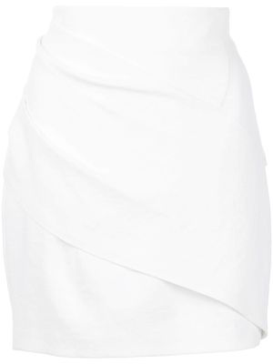 RtA Cheyenne draped skirt - White