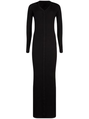 RtA Denise long-sleeve midi dress - Black