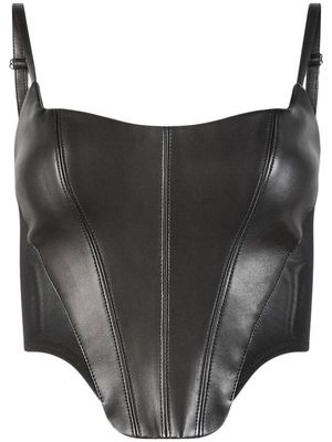 RtA Dinis boned corset top - Black