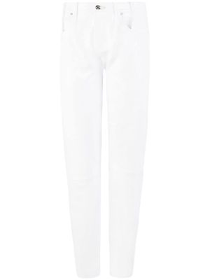 RtA Ele lambskin trousers - White