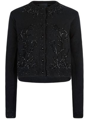 RtA embroidered button-down cardigan - Black