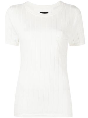 RtA Flavia silk-cotton T-shirt - White