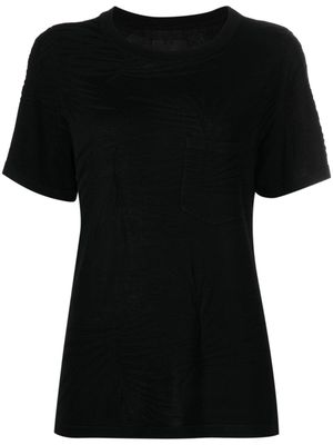 RtA Flavia silk T-shirt - Black
