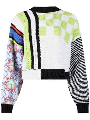 RtA Goncalo multicolour sweater - Green