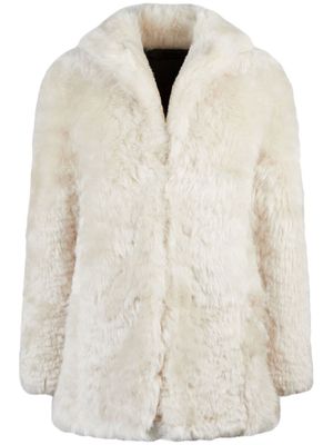RtA Kate faux-fur coat - White