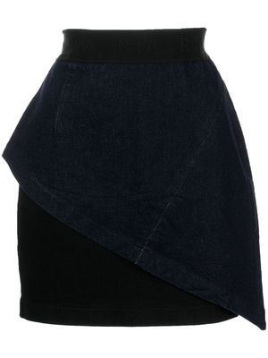 RtA Keren contrast skirt - Black