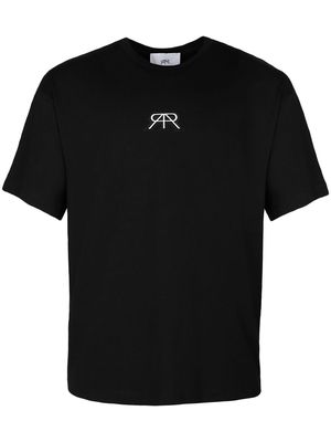 RTA logo-embossed cotton T-shirt - Black