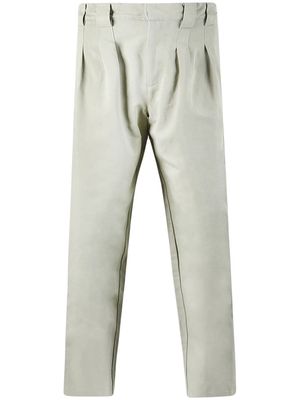 RtA Manollo pleated tapered trousers - Green