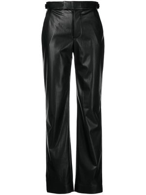 RtA Maren faux-leather trousers - Black