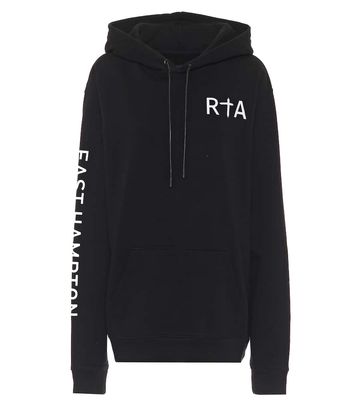 Rta Markus logo cotton hoodie