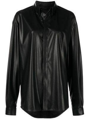 RtA oversized long-sleeve shirt - Black