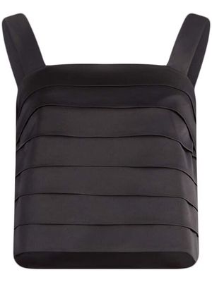 RtA Romana layered vest top - Black
