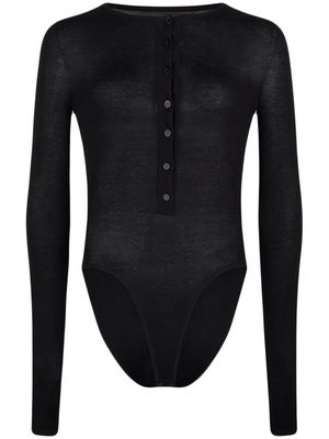 RtA Roy button-up bodysuit - Black