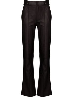 RtA straight-leg leather trousers - Black