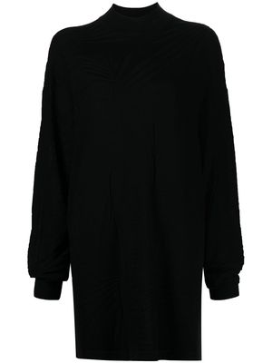 RtA tropical Cassia oversized dress - Black