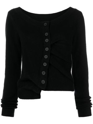 RtA Veronica cashmere knitted top - Black