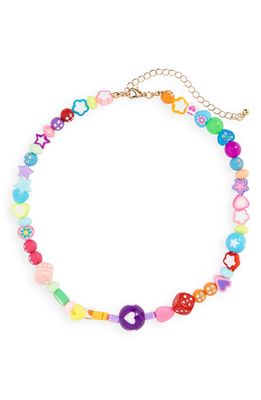 Ruby & Ry Kids' Bright Fun Beaded Necklace in Purple Multi