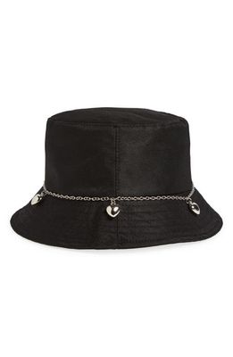 Ruby & Ry Kids' Chain Accent Bucket Hat in Black