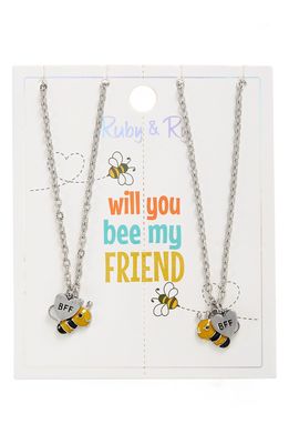 Ruby & Ry Will You Be My BFF Necklace Set in Multi